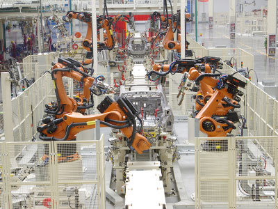 白車身柔性焊裝生產線_自動化系統(tǒng)_解決方案_產品_中國AGV網_專業(yè)性的AGV .